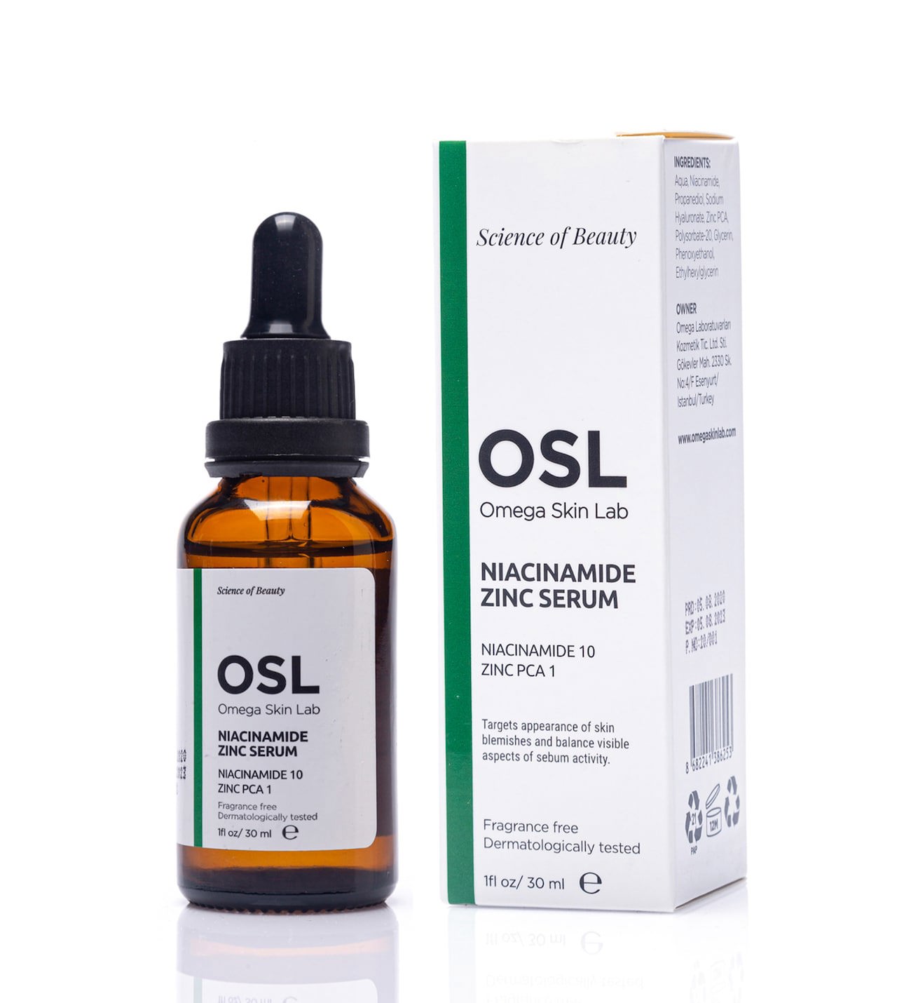 OSL Omega Skin Lab Niacinamide Zinc Serum