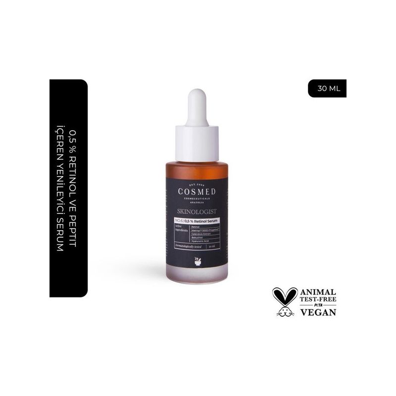 Cosmed Skinologist %0.5 Retinol ve Peptit